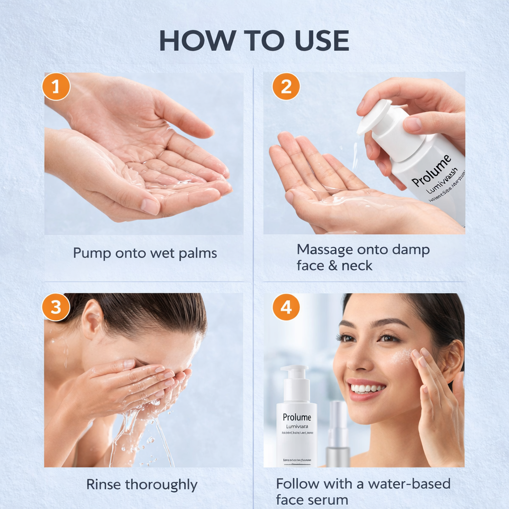 Lumivara AHA Brightening Face Wash
