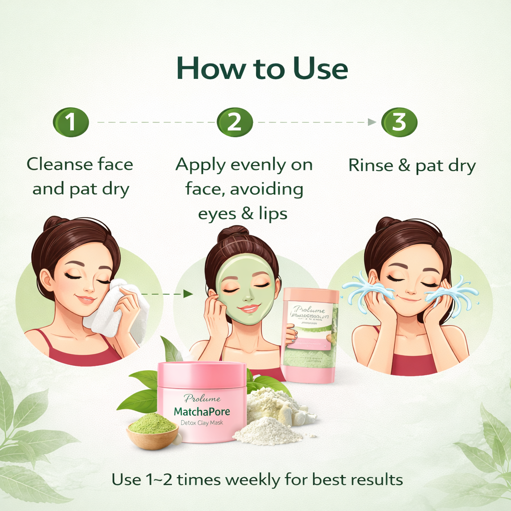 MatchaPore Detox Clay Mask