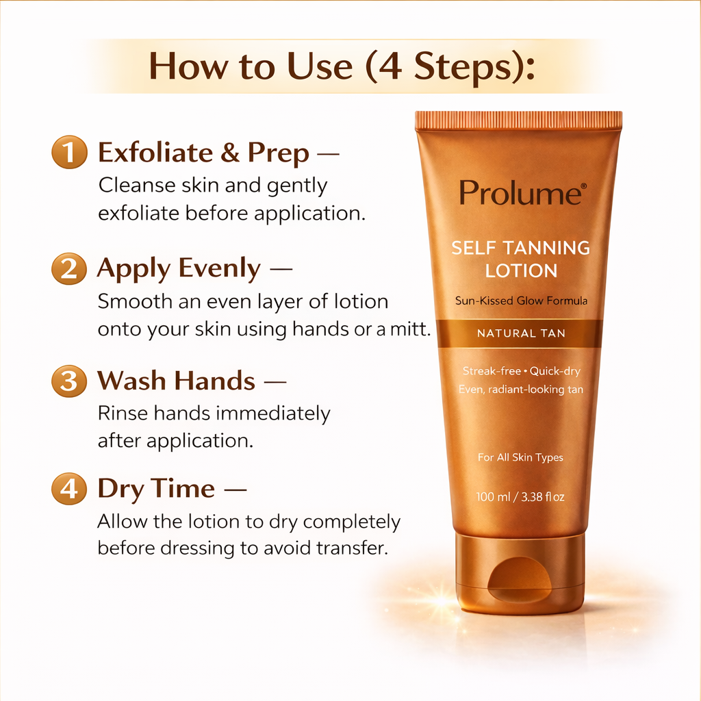 Prolume Self Tanning Lotion