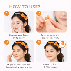 GlowEgg Skin Brightening Capsule Mask – Pack of 4