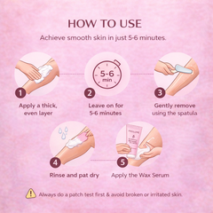 DermaEase Hair Removal Cream with Wax Serum
