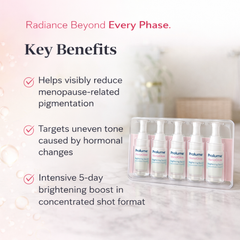MenoGlow Brightening Serum Shots – Pack of 5