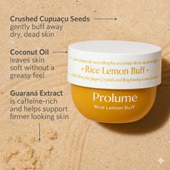 Lemon & Rice D-Tan Scrub (Advanced Brightening & Skin Polishing Formula)
