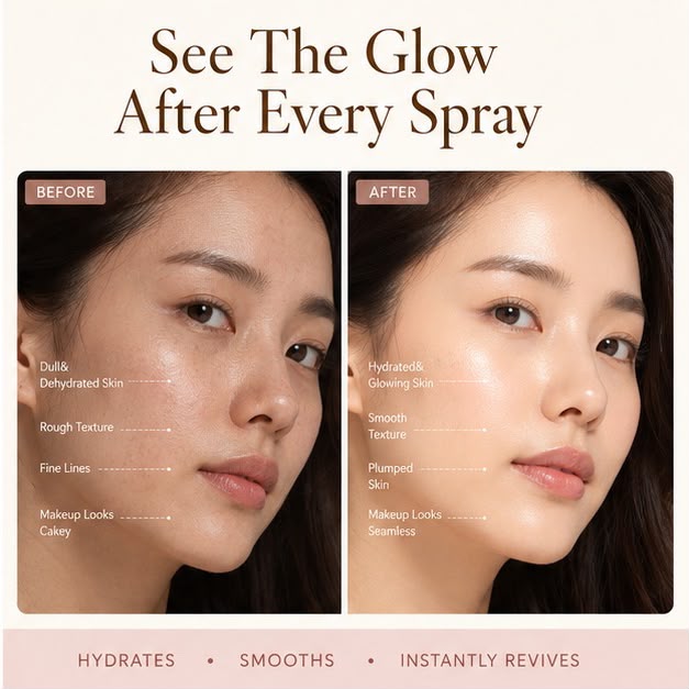 GlossyGlow White Truffle Mist Serum