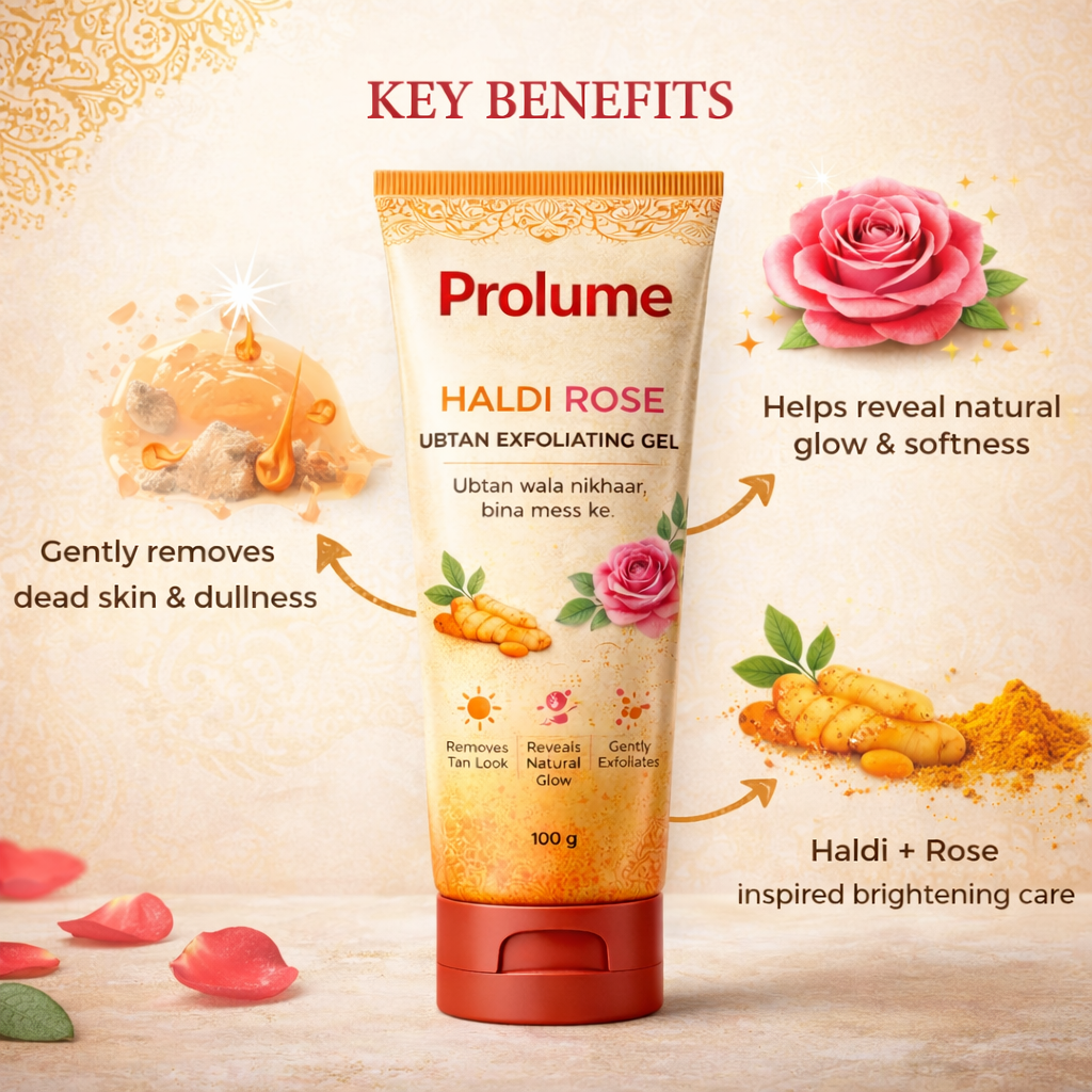 Haldi Rose Ubtan Exfoliating Gel