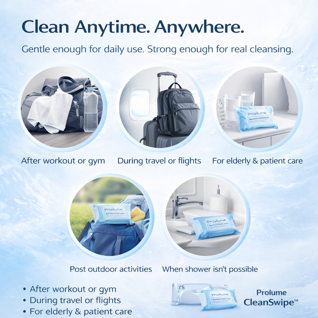 CleanSwipe Extra-Large Bathing Wet Wipes