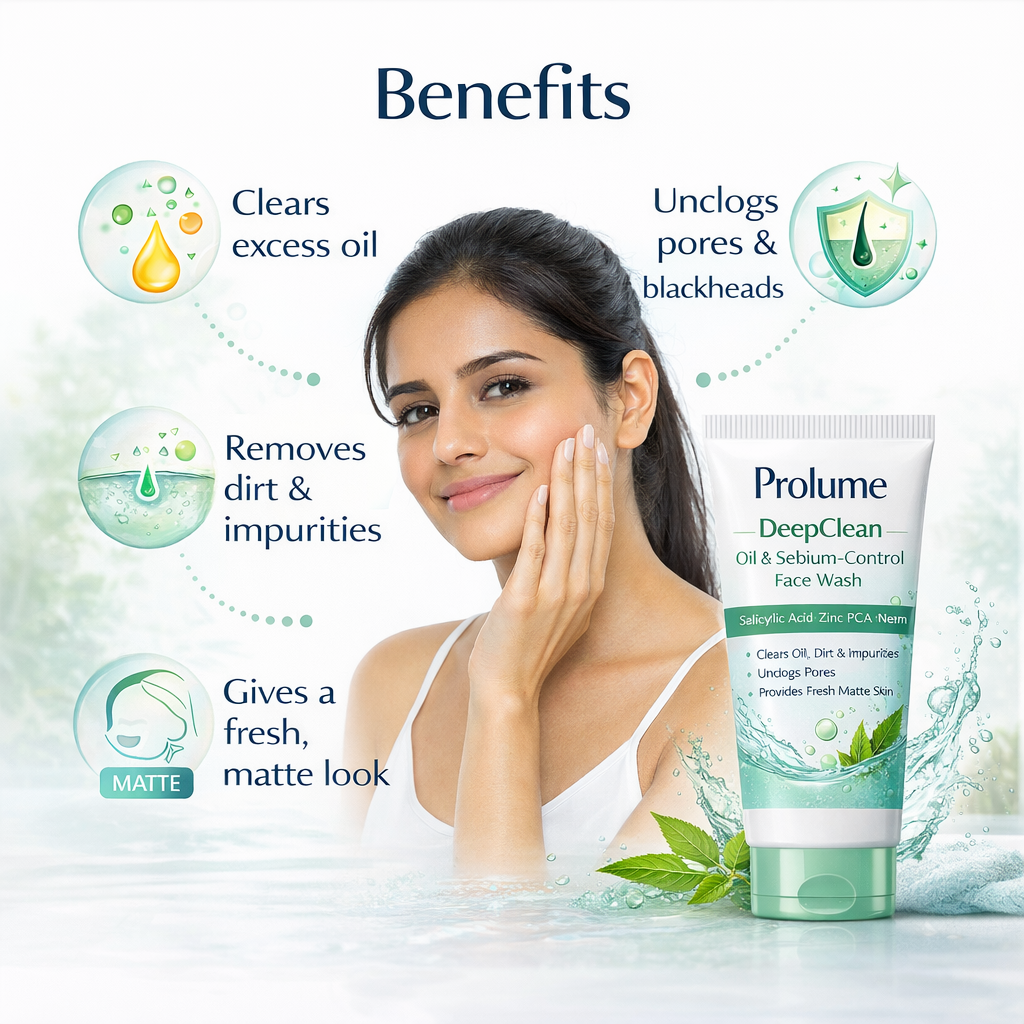 DeepClean Oil & Sebium-Control Face Wash