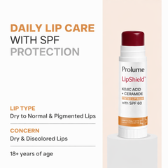 LipShield Kojic Acid + Ceramide Tinted Lip Balm with SPF 60