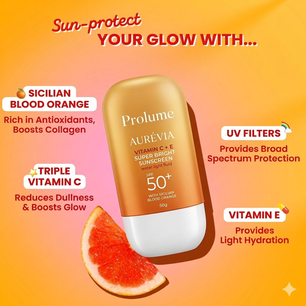Aurévia Vitamin C + E Super Bright Sunscreen SPF 50+
