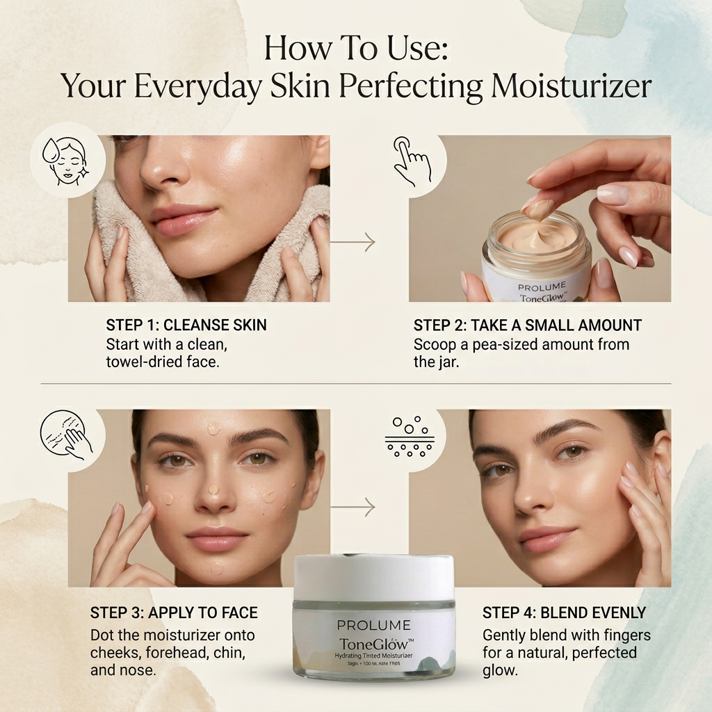ToneGlow Hydrating Tinted Moisturizer Color-Adapting Skin Tint | Hyaluronic Acid Hydration | Natural Even-Tone Coverage