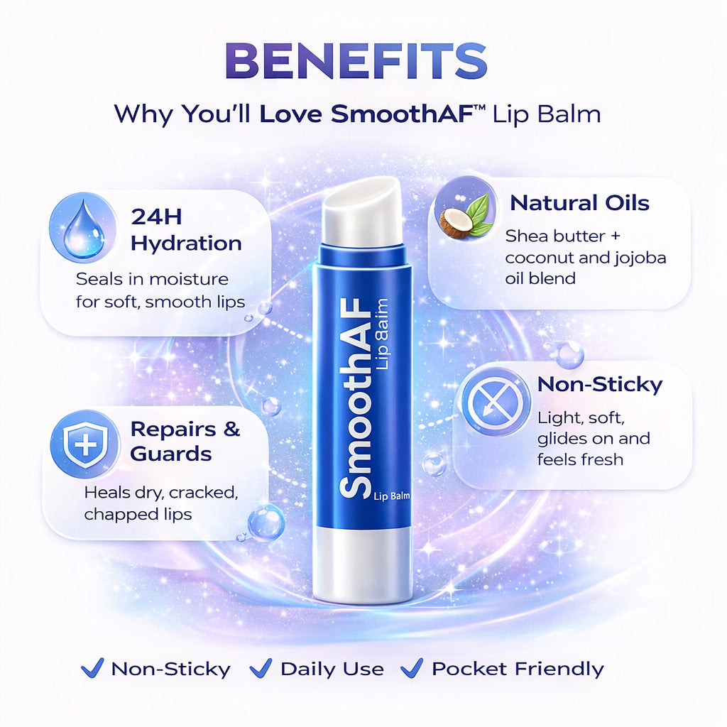 SmoothAF Lip Balm (Pack of 3)