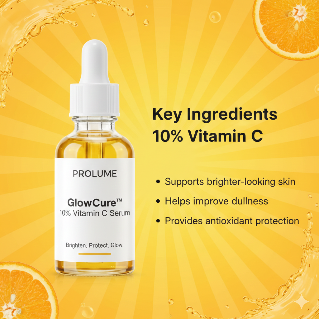 GlowCure 10% Vitamin C Serum