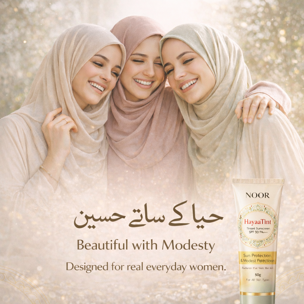 Noor HayaaTint Tinted Sunscreen SPF 50 PA+++ – Pack of 3