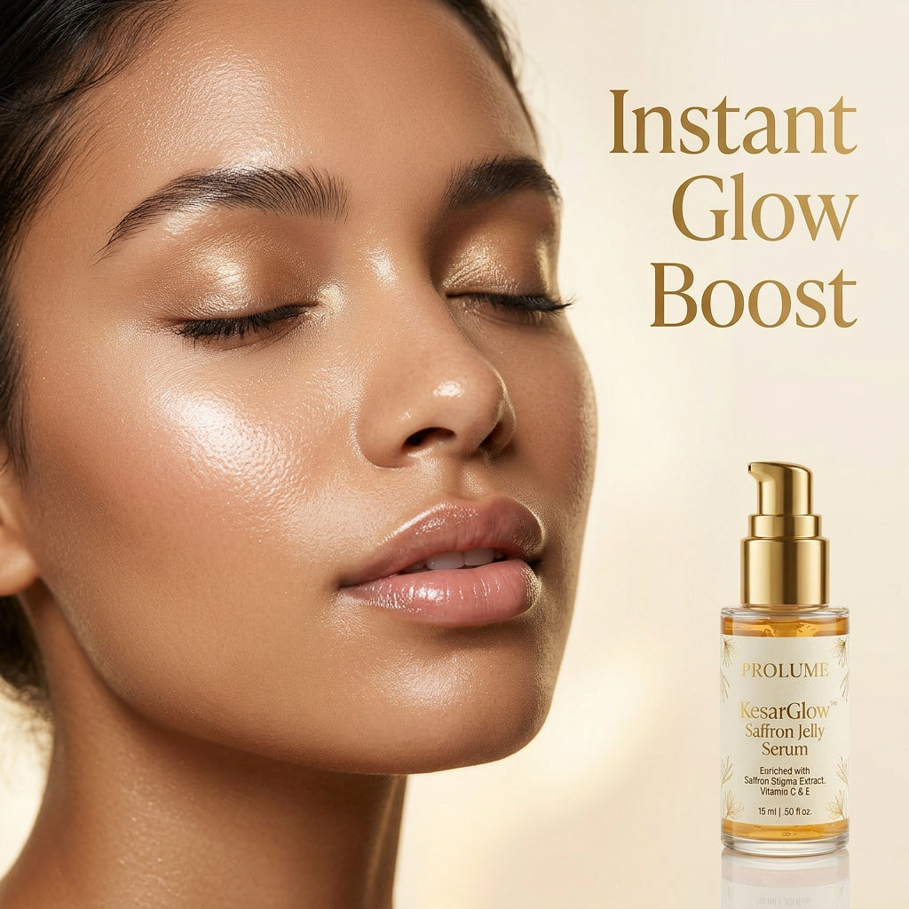 KesarGlow Saffron Jelly Serum  Brightening Face Serum | Glow Boost | Lightweight Hydration