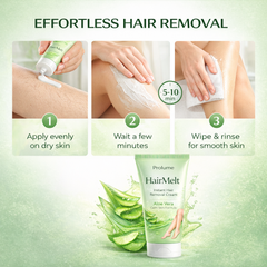 HairMelt Instant Hair Removal Cream – Aloe Vera Calm Skin Formula