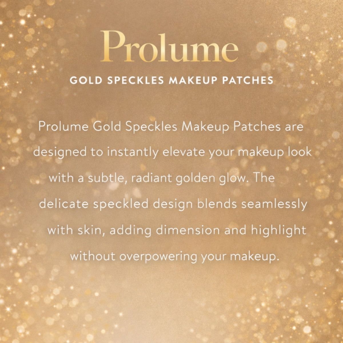 Gold Speckles Makeup Patches