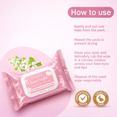 CleanSwipe  Makeup Remover Wet Wipes (Pack of 50)
