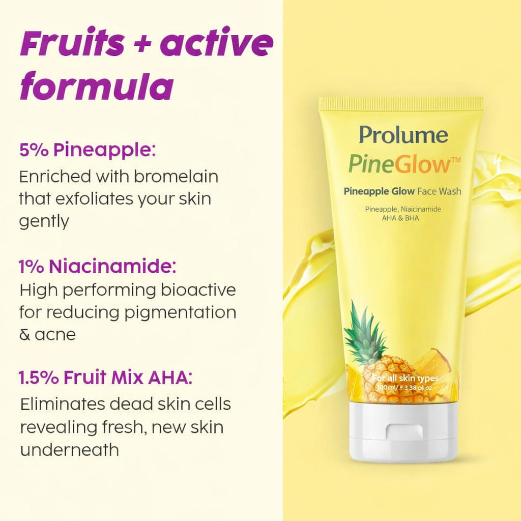 PineGlow Pineapple Glow Face Wash