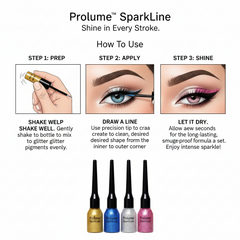 SparkLine Glitter Eyeliner - set of 4