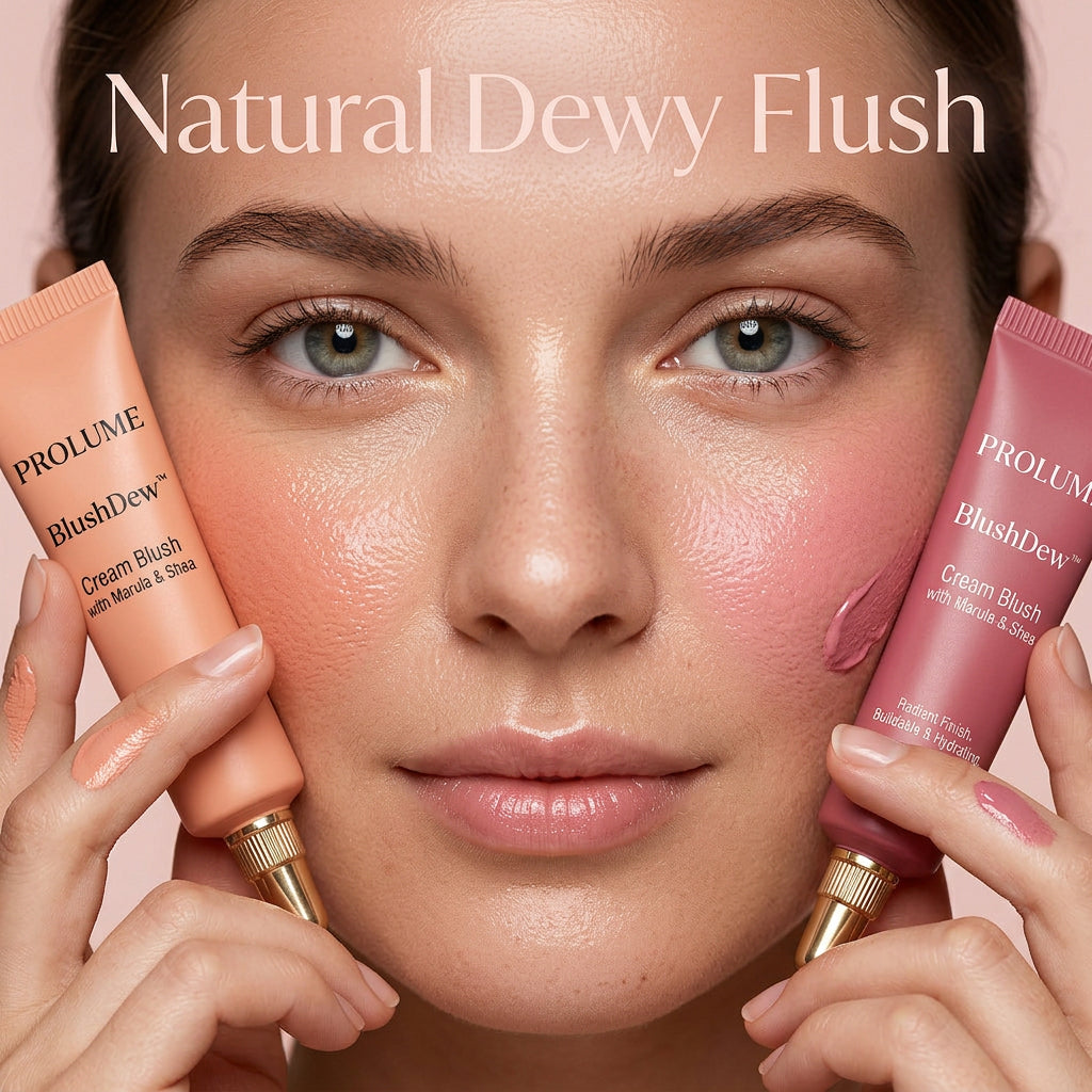 BlushDew Cream Blush – Pack of 2  Dewy Glow Blush | Hydrating Cream Formula | Natural Flush Finish