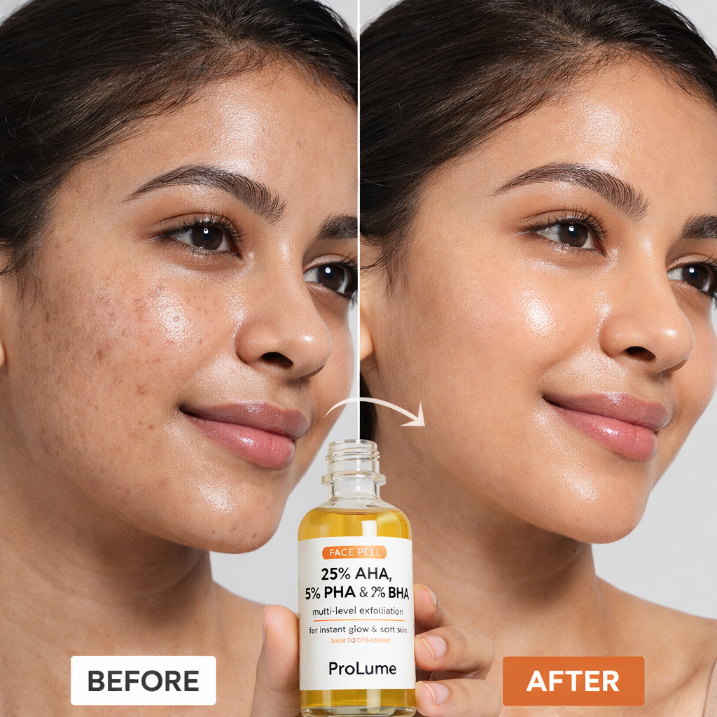 PeelOff Glow Solution  (25% AHA + 2% BHA + 5% PHA Peeling Solution – 20g | Deep Exfoliation + Instant Glow Reset)