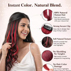 InstaStreak Clip-In Hair Color