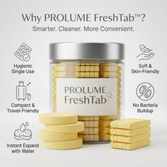 FreshTab Compressed Cleansing Towel Tablets