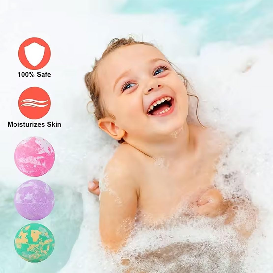Bath Besties Fun Fizz Bombs (Pack of 12) – Toy Inside Every Bath Bomb