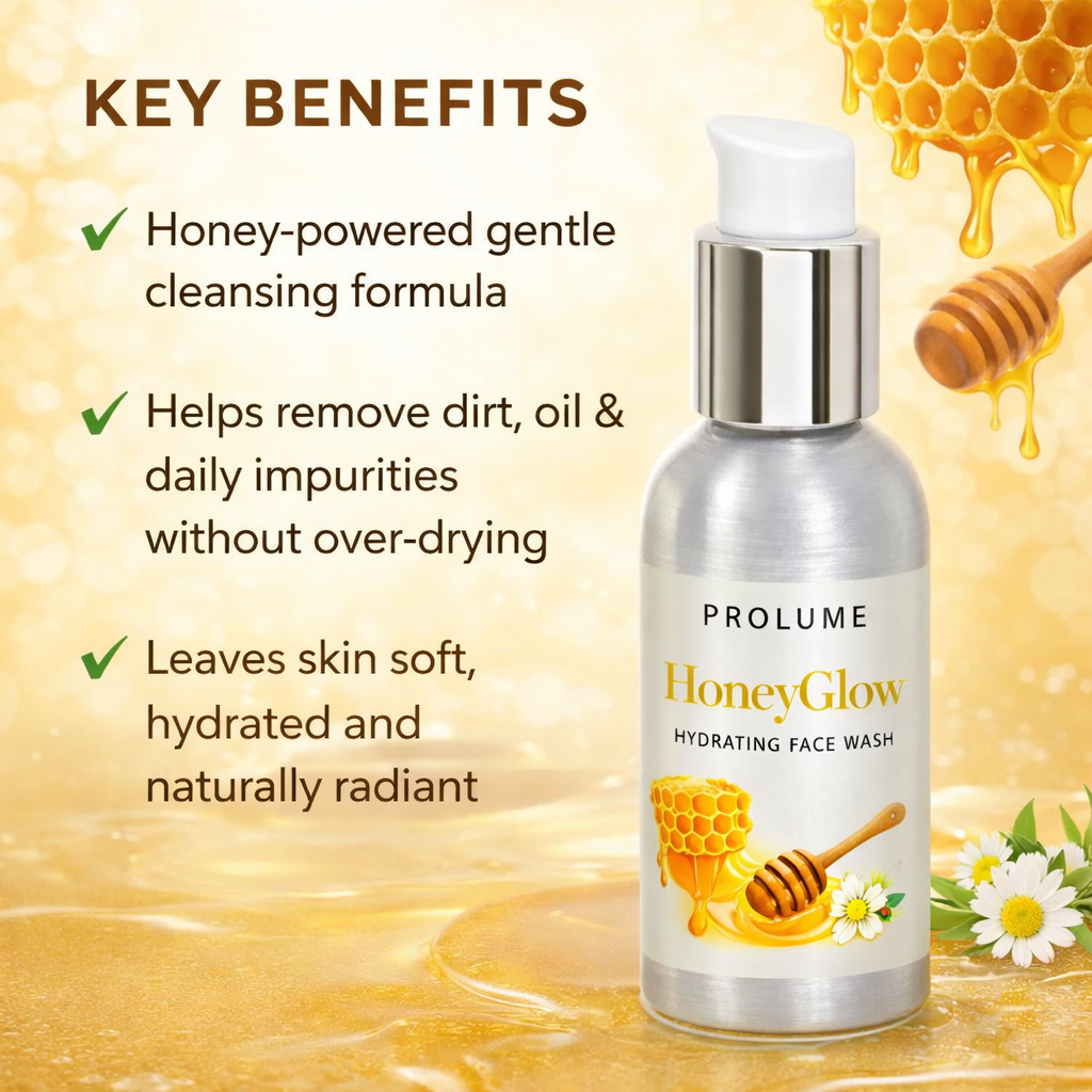 HoneyGlow Hydrating Face Wash