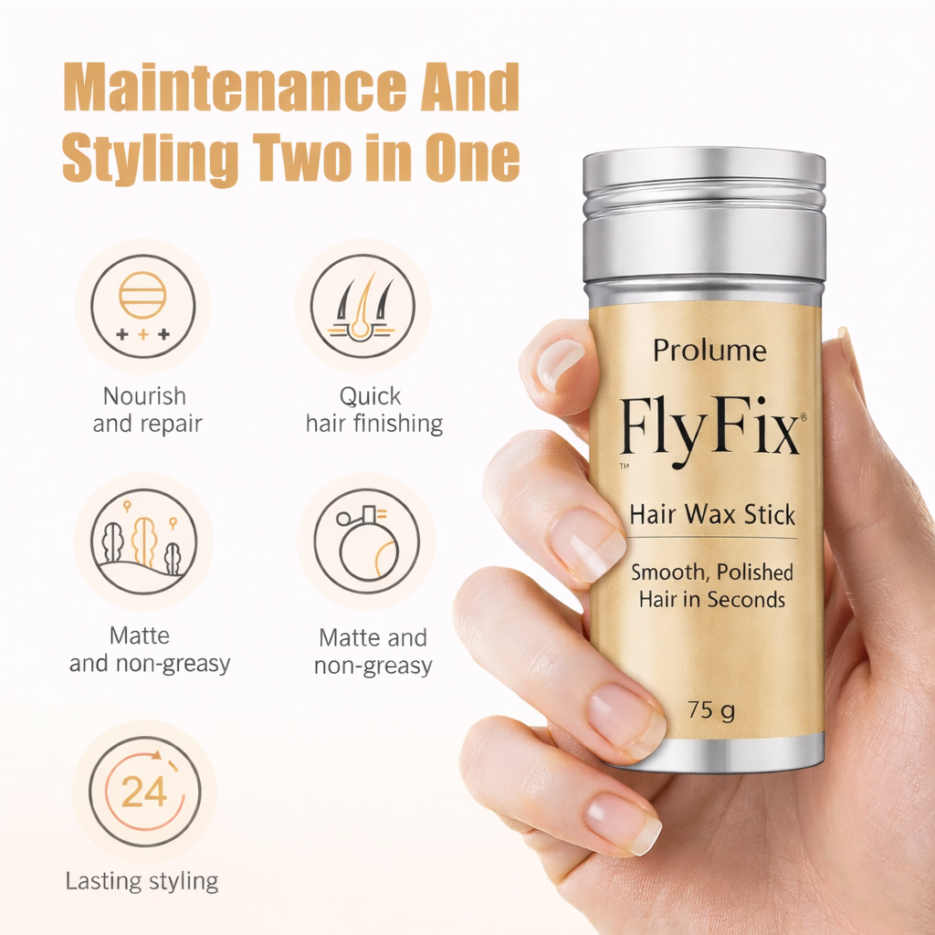 FlyFix Hair Wax Stick With Teasing Hair Brush