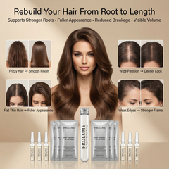 Hair Reboot Test Tube Therapy  Dual Phase Protein + Liquid Repair System  Lab Test Tube Packaging | 1 Tube + 5 Powder Sachets + 5 Liquid Ampoules