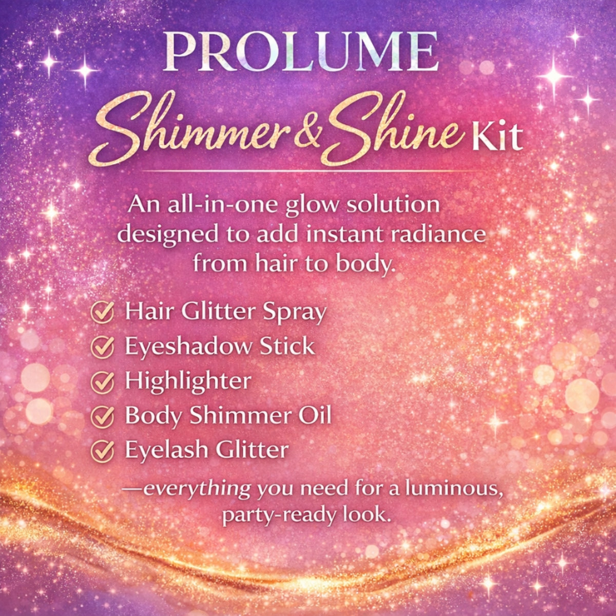 Shimmer & Shine Body Glitter Kit