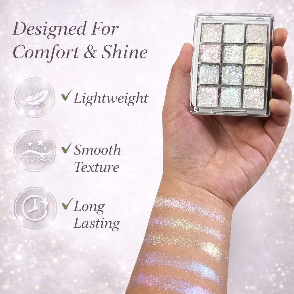 GalaxyMuse Glitter Eyeshadow Palette