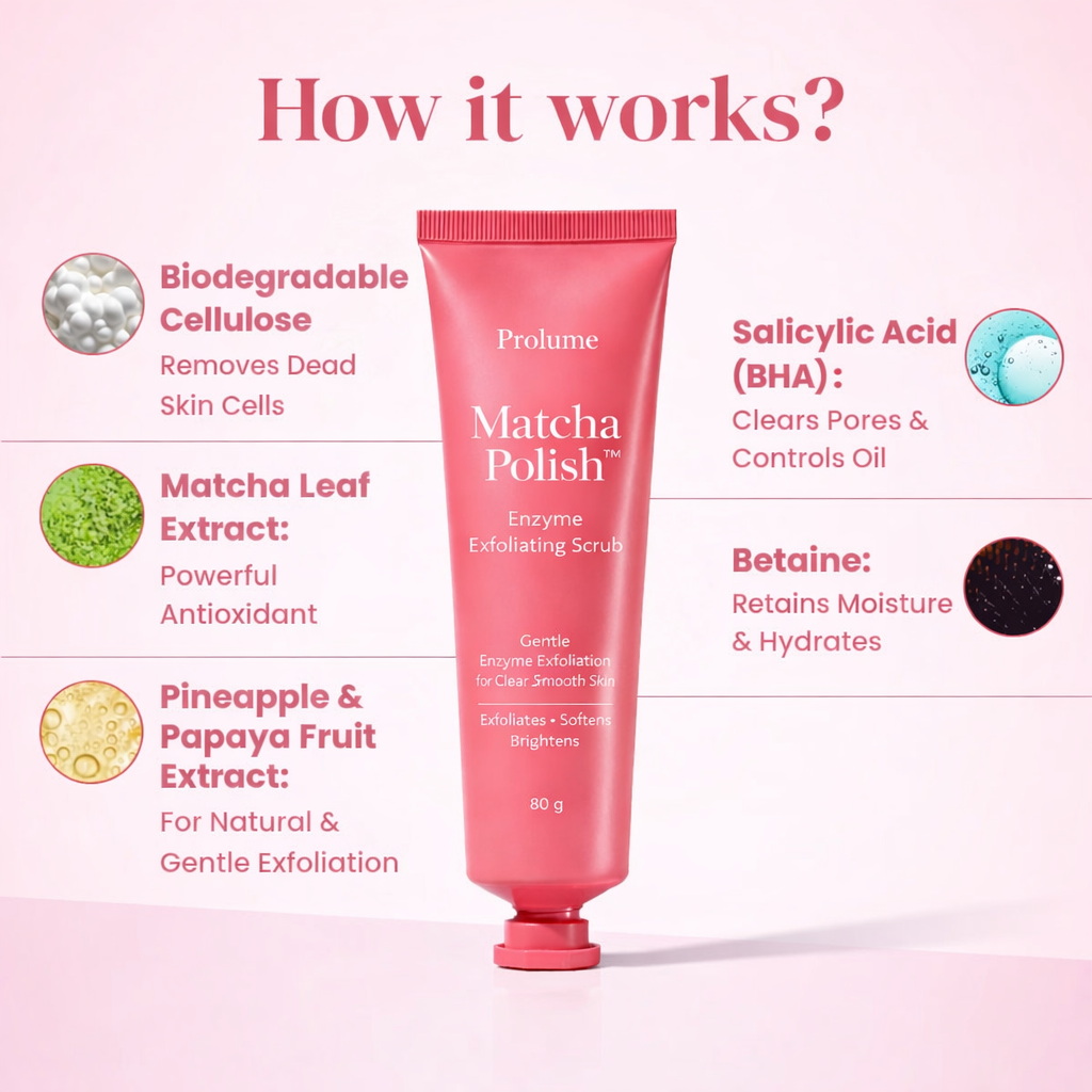 MatchaPolish  Enzyme Exfoliating Scrub