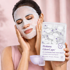 GlowCaps DIY Compressed Sheet Mask Tablets