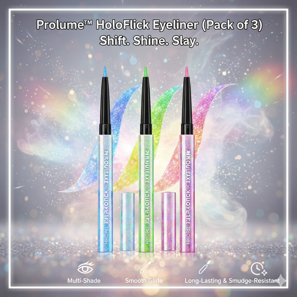 HoloFlick Eyeliner-Pack of 3