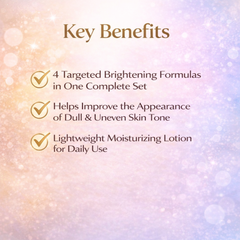 GlowSpectrum Brightening Lotion Set (Pack of 4 Tubes)