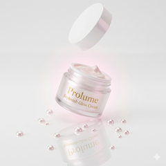Replenish Glow Cream 50 gm | Frosted glass jar with airless pump lid