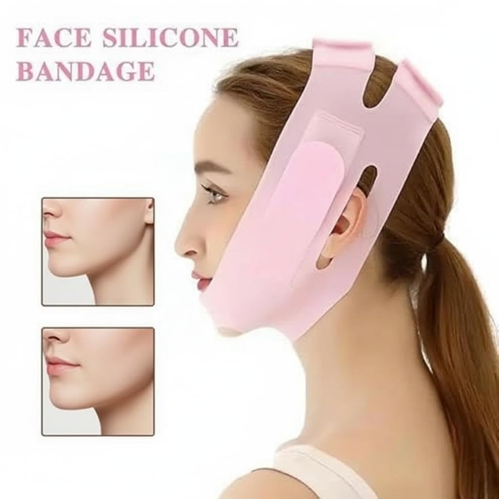 VShape Silicone Face Lift Mask-Pack of 2