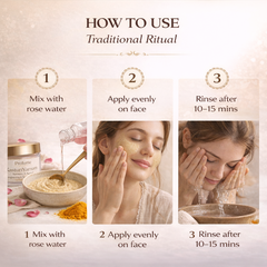 Kasturi Varnam Turmeric & Kasturi Skin Brightening & Tan Removal Face Pack