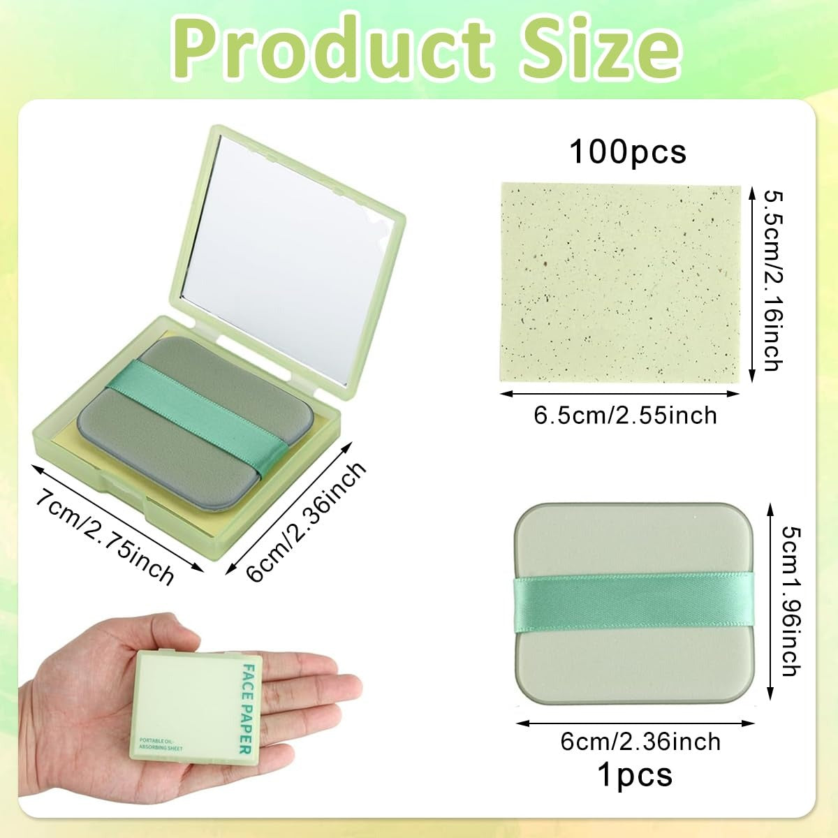 OilOff Green Tea Infused Oil Blotting Sheets