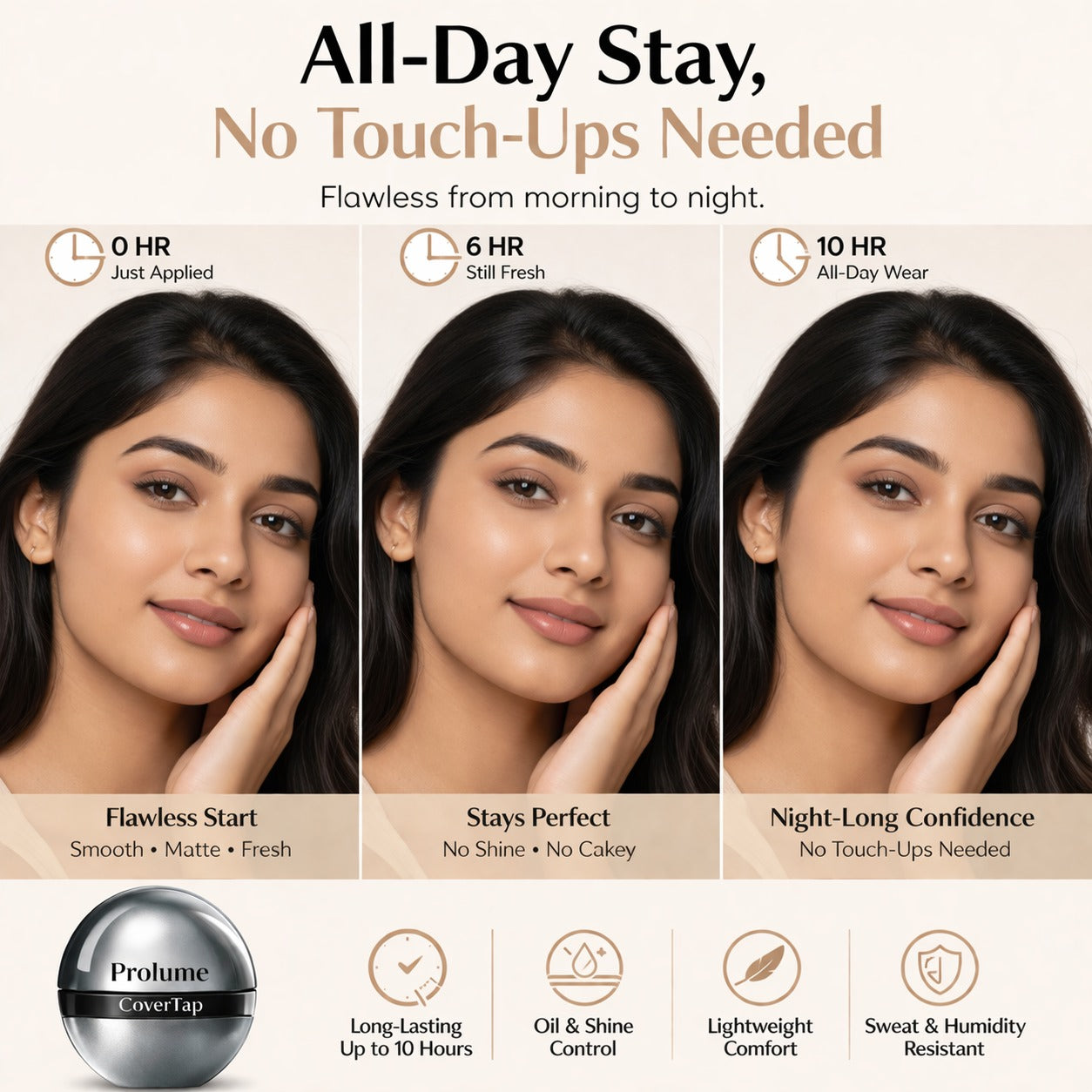 CoverTap Mousse Foundation with SPF Protection