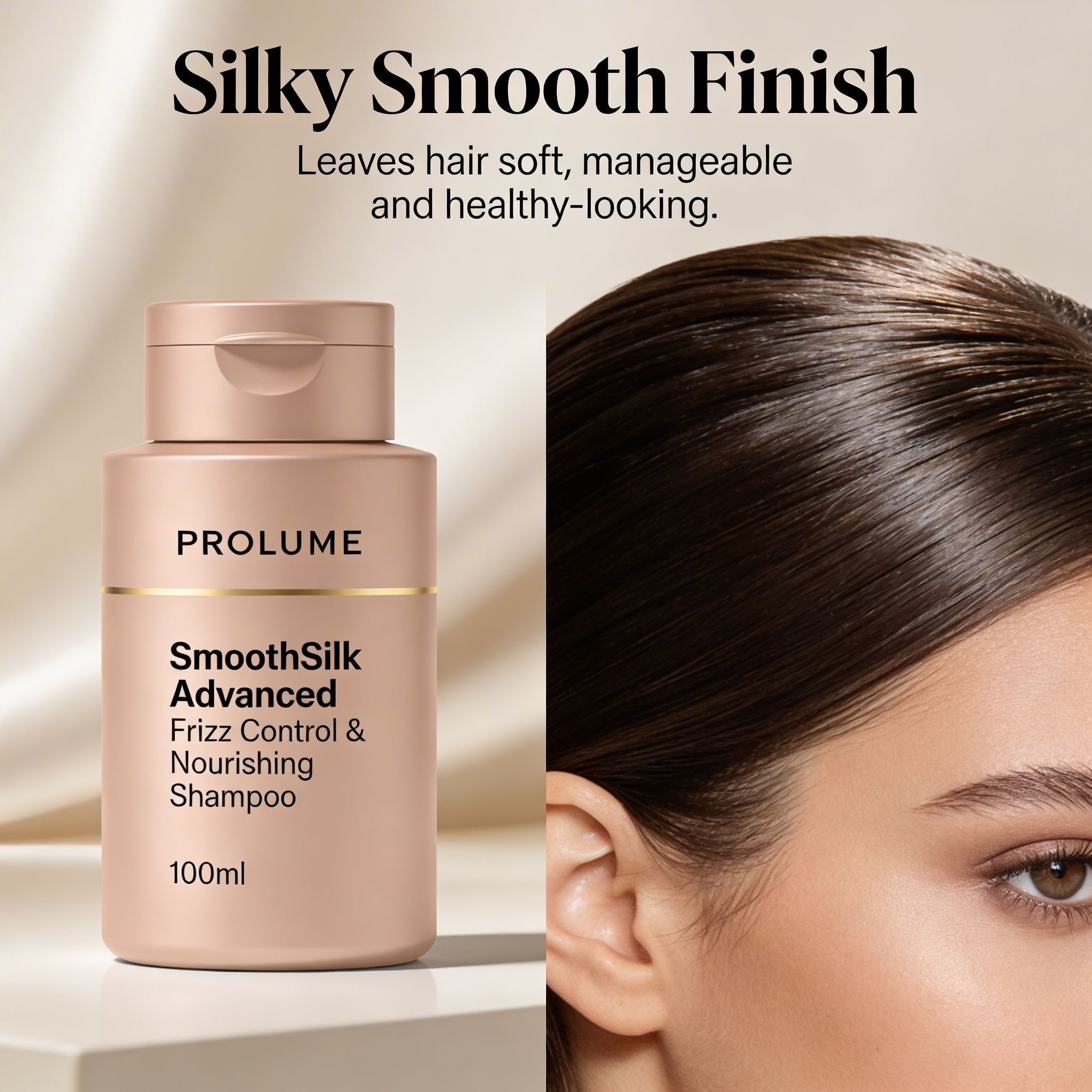 SmoothSilk Advanced Frizz Control & Nourishing Shampoo