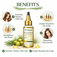RosemaryRush Hair Oil Shots