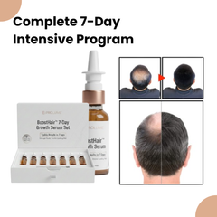 BoostHair 7-Day Growth Serum Set  (Glass Vial Set – Soft Front Dispenser)