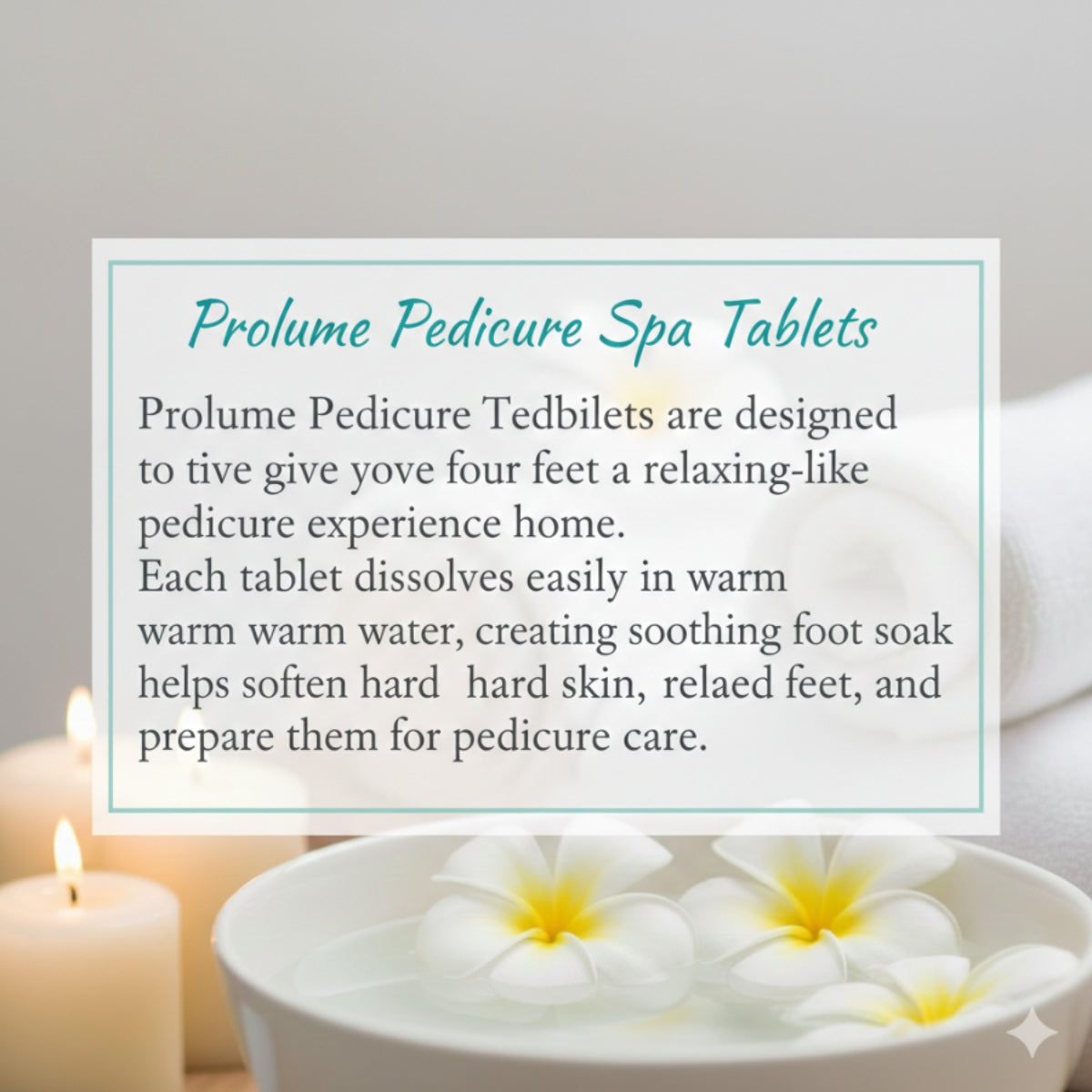 PedicureSpa Tablets – Pack of 50