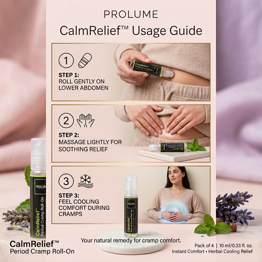 CalmRelief Period Cramp Roll-On (Pack of 4)