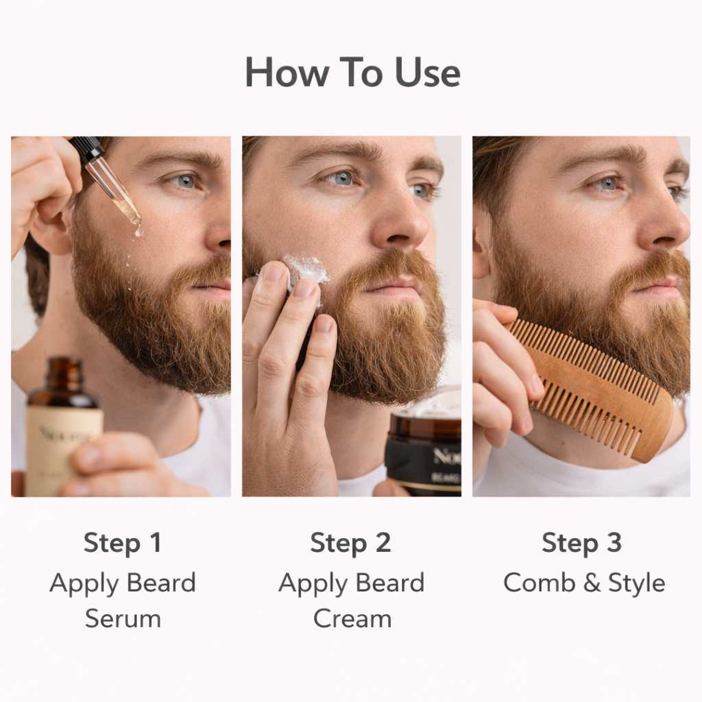 Nooree Beauty Nawab Beard Grooming Kit for Men