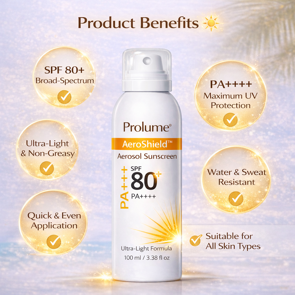 AeroShield Aerosol sunscreen