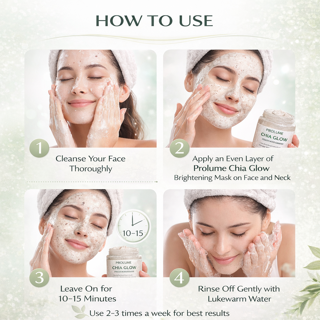 ChiaGlow Brightening Face Mask